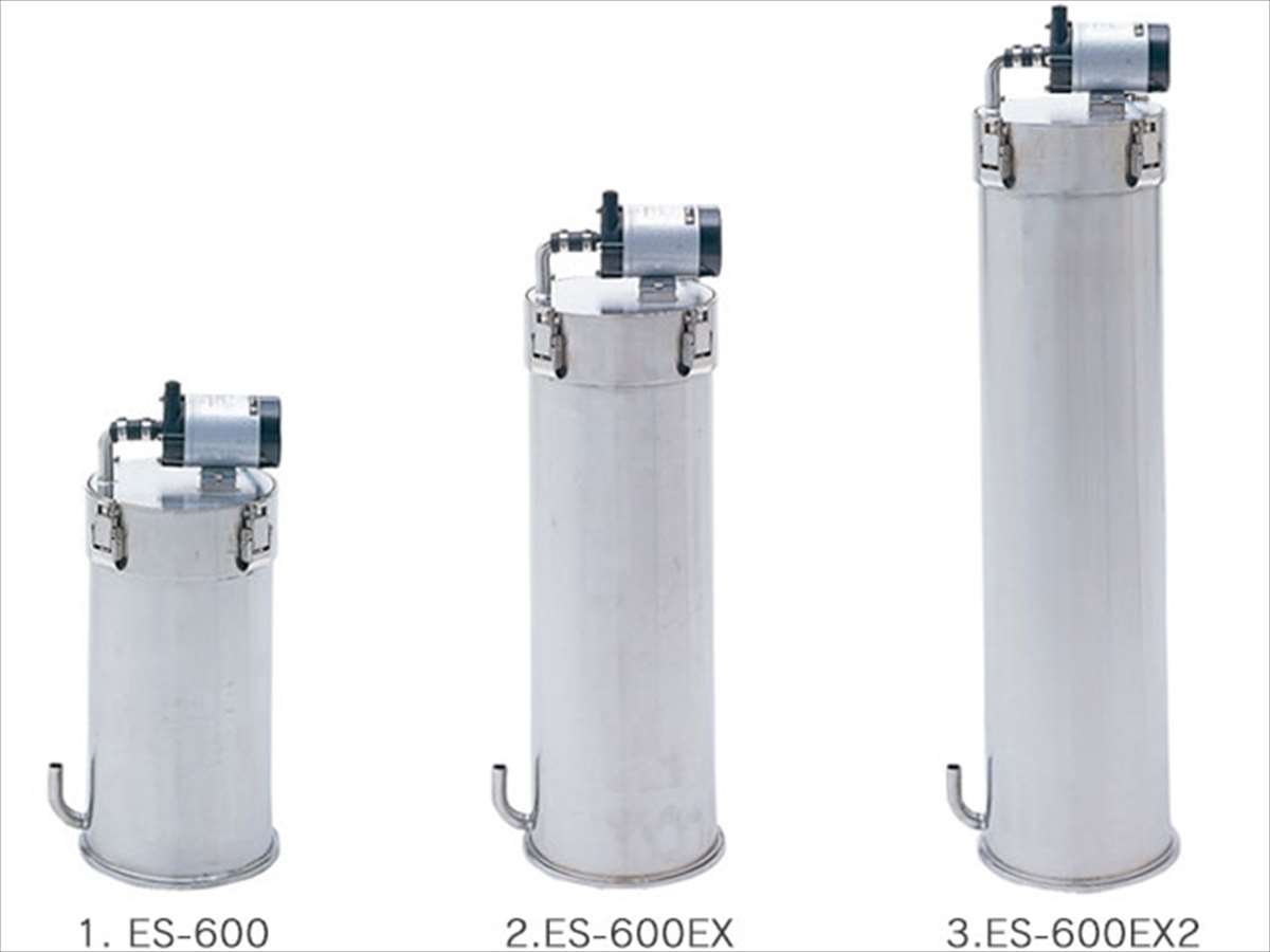 水槽濾過器　ADA スーパージェットフィルター　es600写真内の箱本体部品
